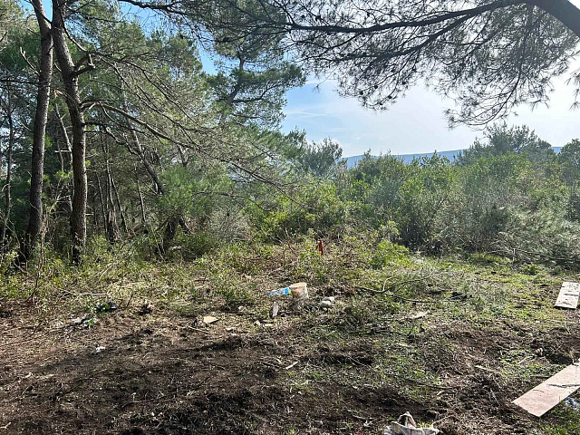 Urbanisiertes Grundstück mit Meerblick in Tivat – Mrčevac, 1602 m² — photo 6